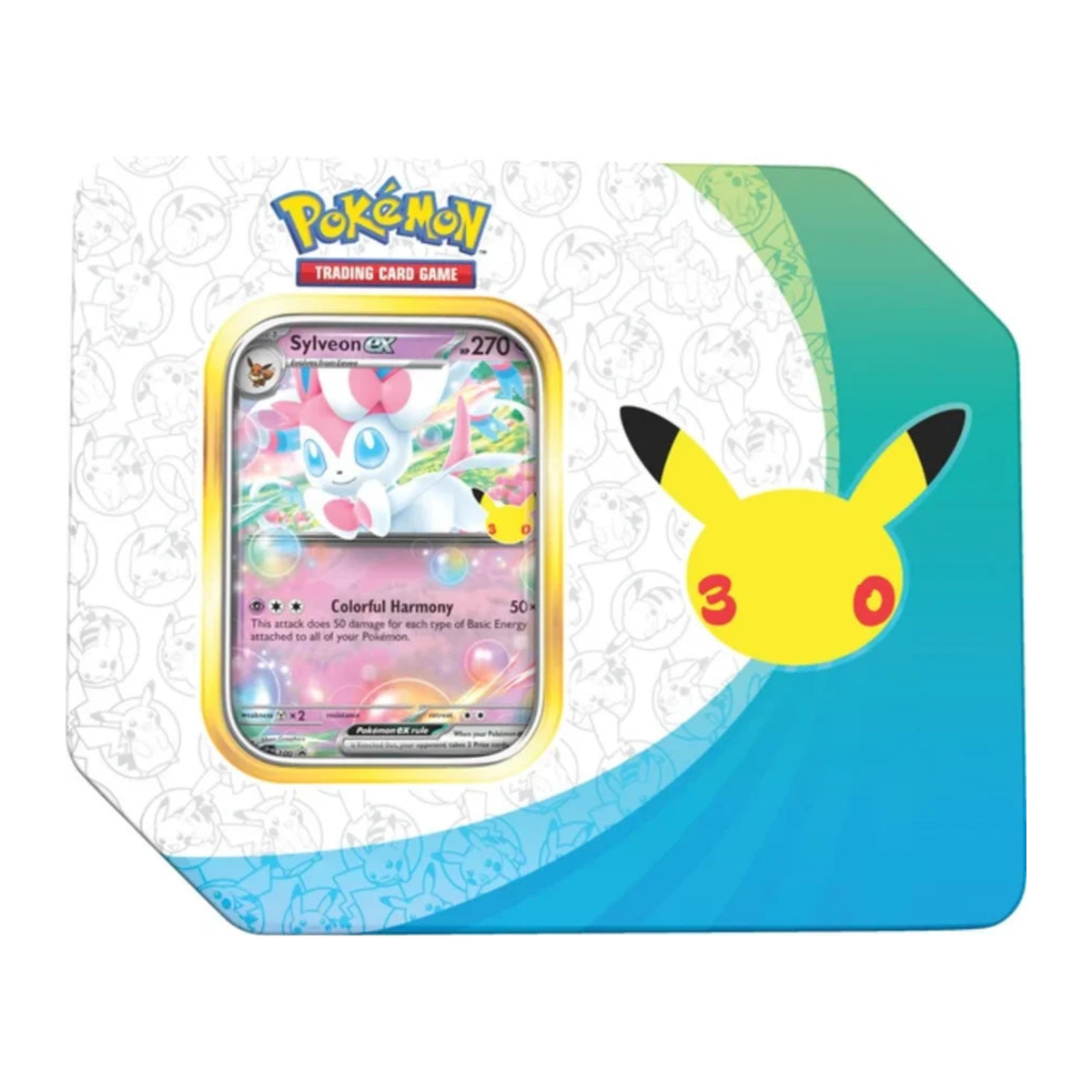 30th Celebration Booster Tin, Sylveon design