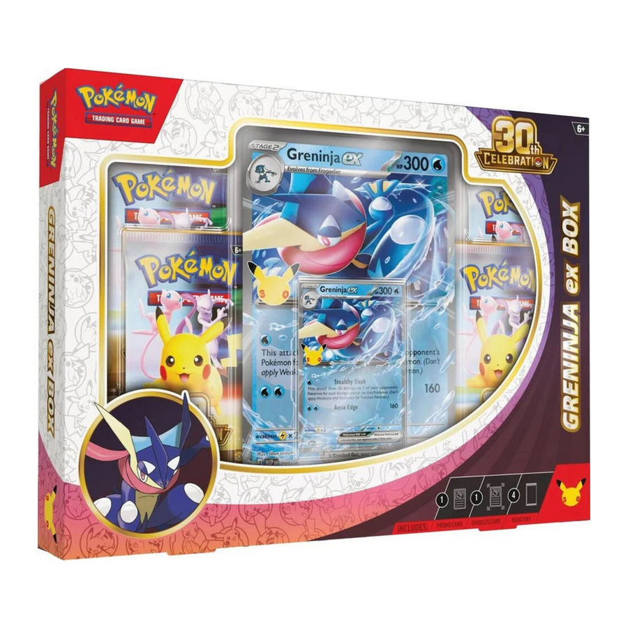宝可梦集换式卡牌：30th Celebration Greninja / Sylveon ex 礼盒