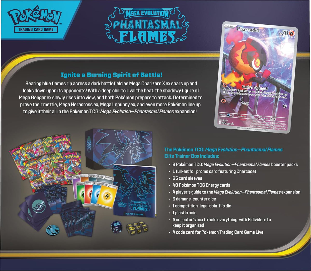 宝可梦集换式卡牌：Mega Evolution—Phantasmal Flames 精英训练家箱（ETB）
