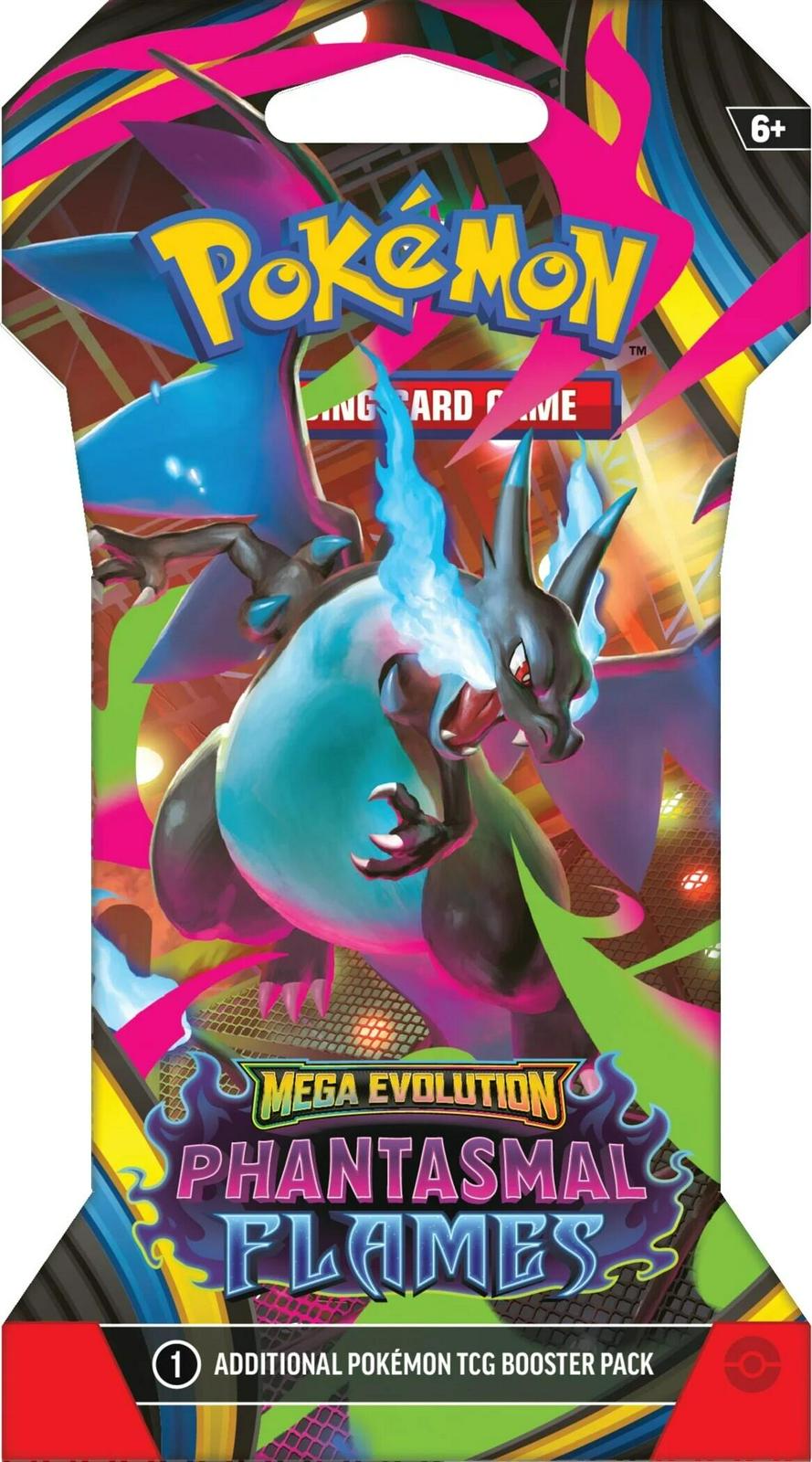 Pokémon TCG: Mega Evolution—Phantasmal Flames Sleeved Booster Pack (English)