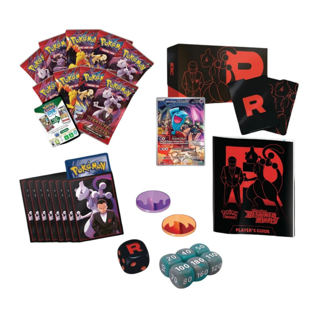 Destined Rivals Elite Trainer Box contents