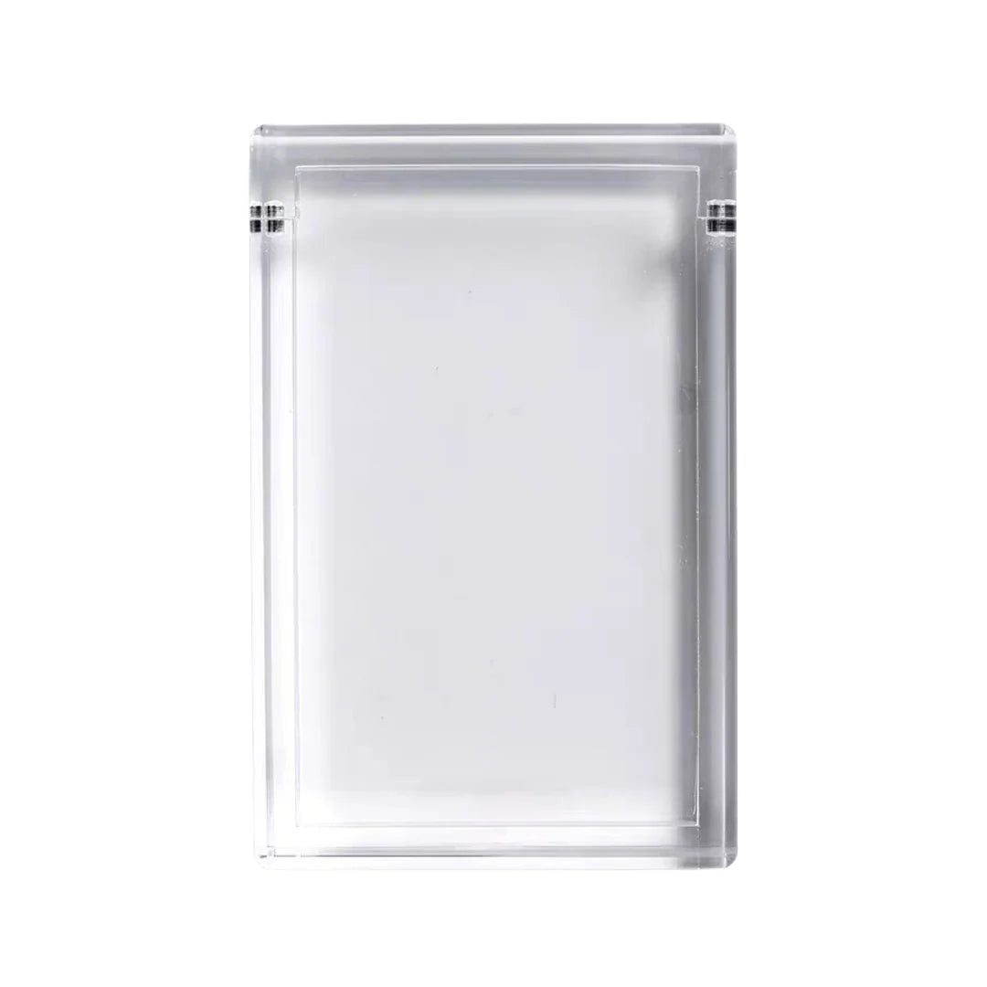 Clear magnetic acrylic slab case