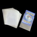 Clear penny sleeves for trading cards