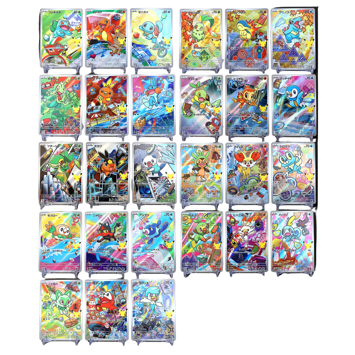 All 27 Japanese 30th Celebration First Partner promo cards