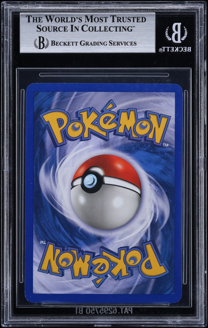 BGS 8.5 Houndoom Holo, back of slab with cert 0019944638