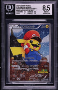BGS 8.5 Mario Pikachu (Full Art), front