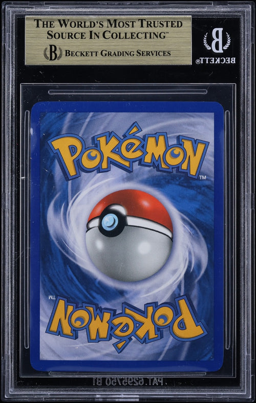 BGS 9.5 Raikou Gold Star, back of slab with cert 0018877665