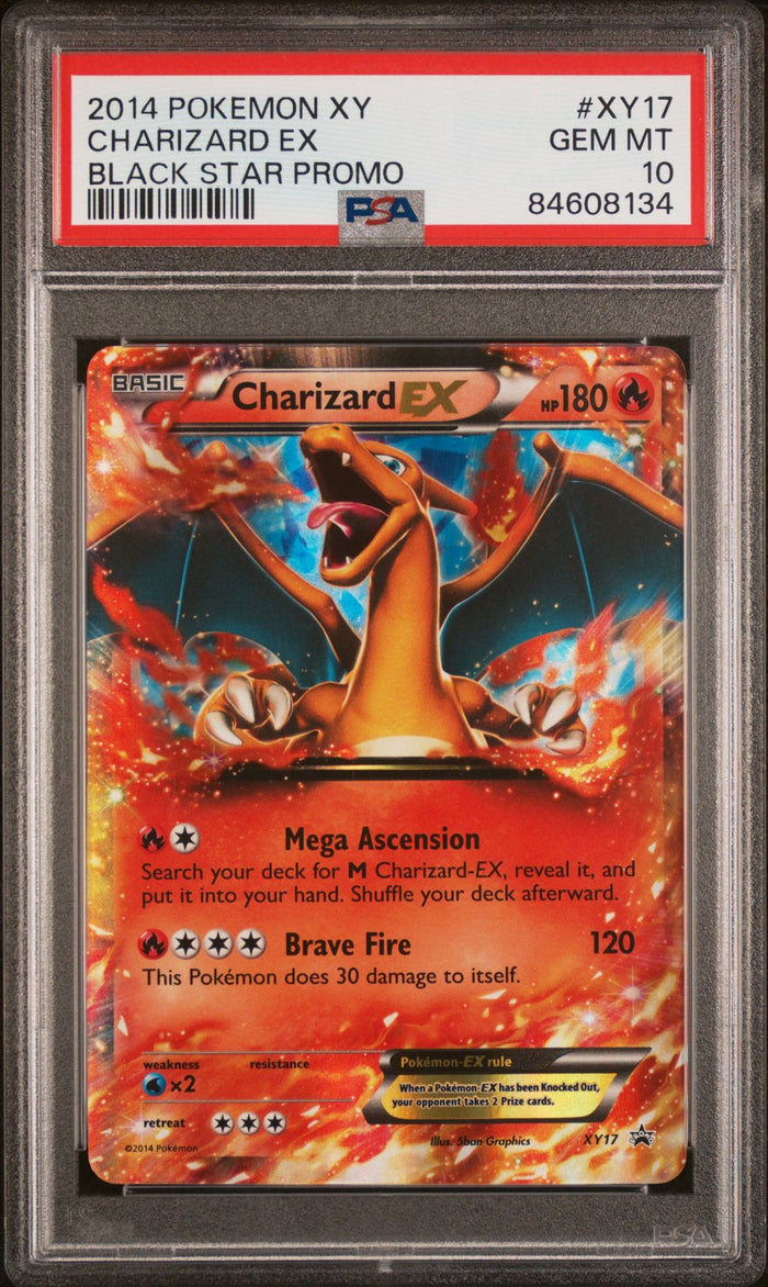 2014 Charizard EX #XY17 · XY Black Star Promo — PSA 10