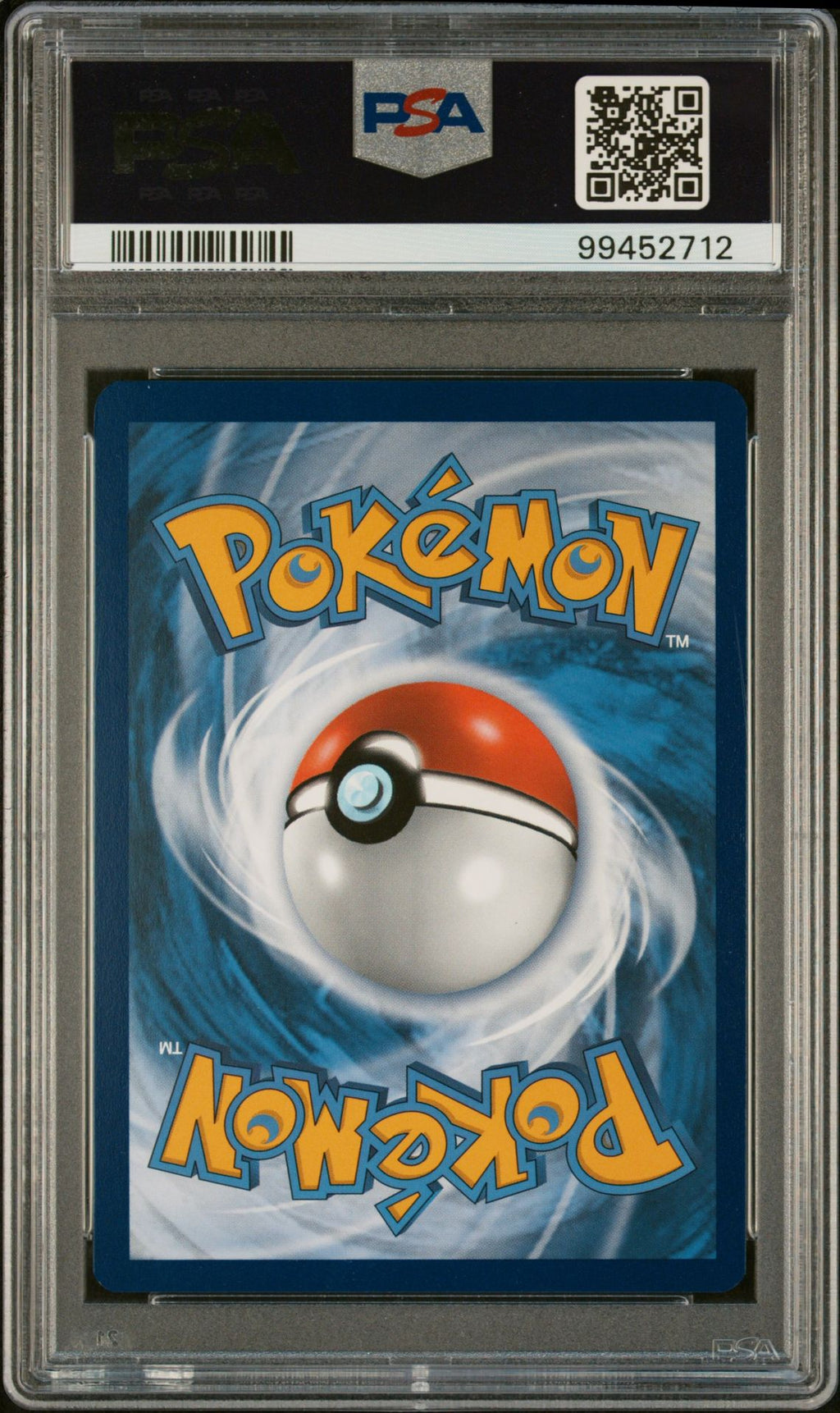 PSA 10 Charizard VSTAR (Full Art), back of slab with cert 99452712