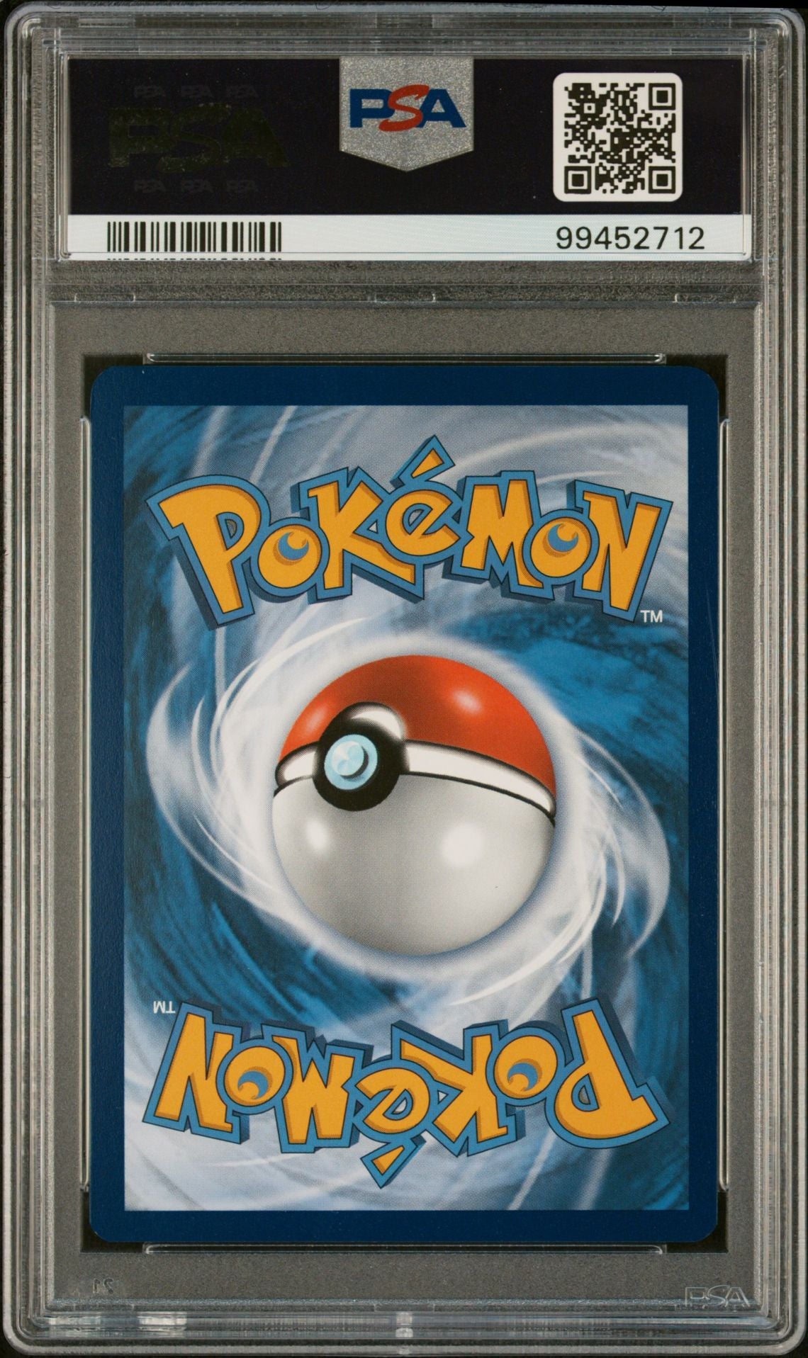 PSA 10 Charizard VSTAR (Full Art), back of slab with cert 99452712