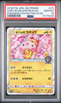 PSA 10 Cherry Blossom Afro Pikachu, front