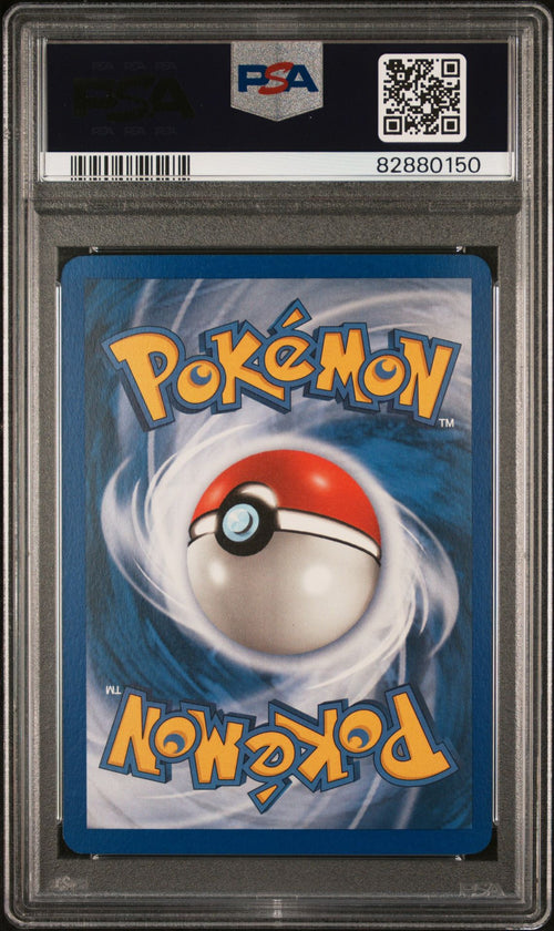 PSA 10 Espeon Reverse Holo, back of slab with cert 82880150