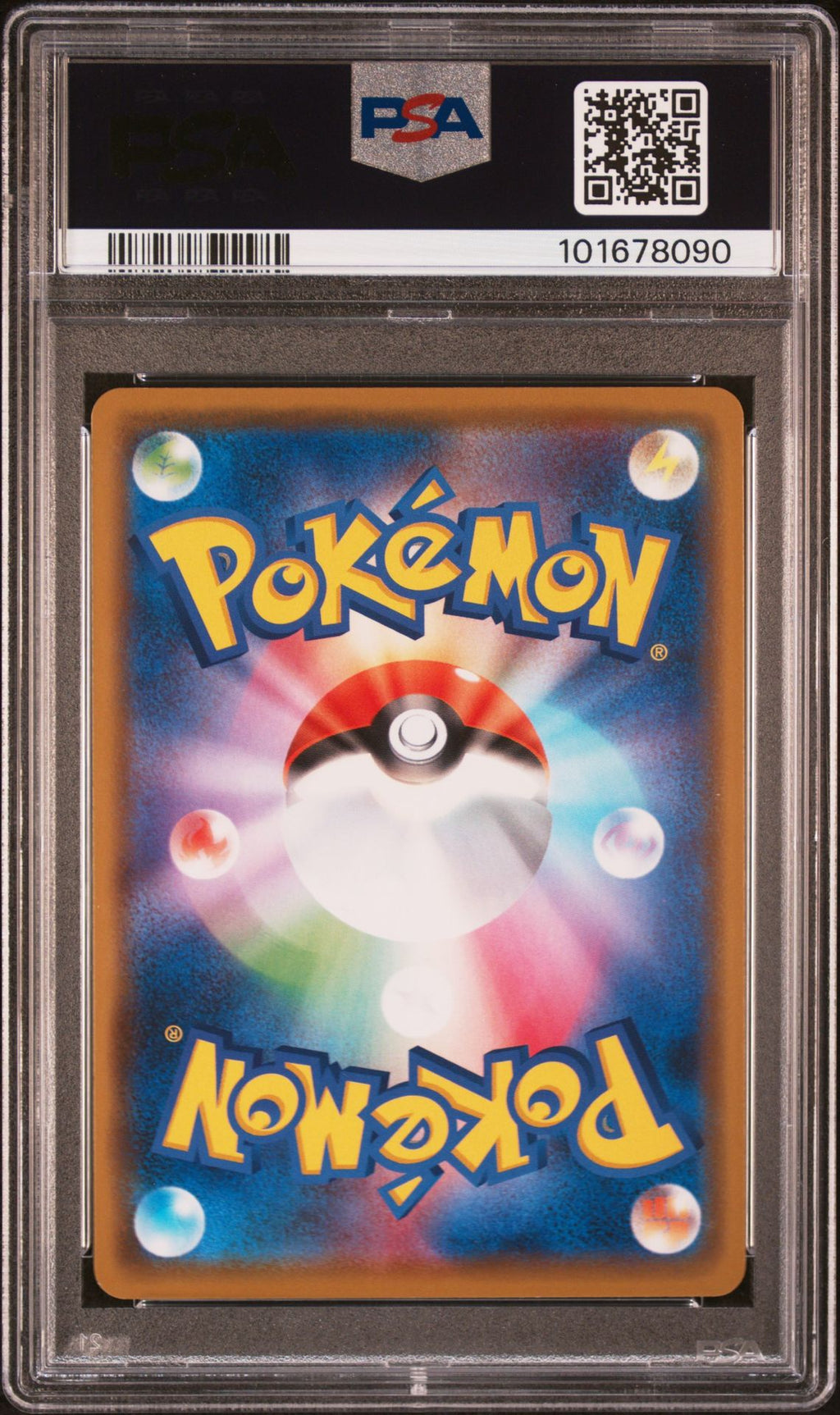 PSA 10 Kanazawa's Pikachu, back of slab with cert 101678090