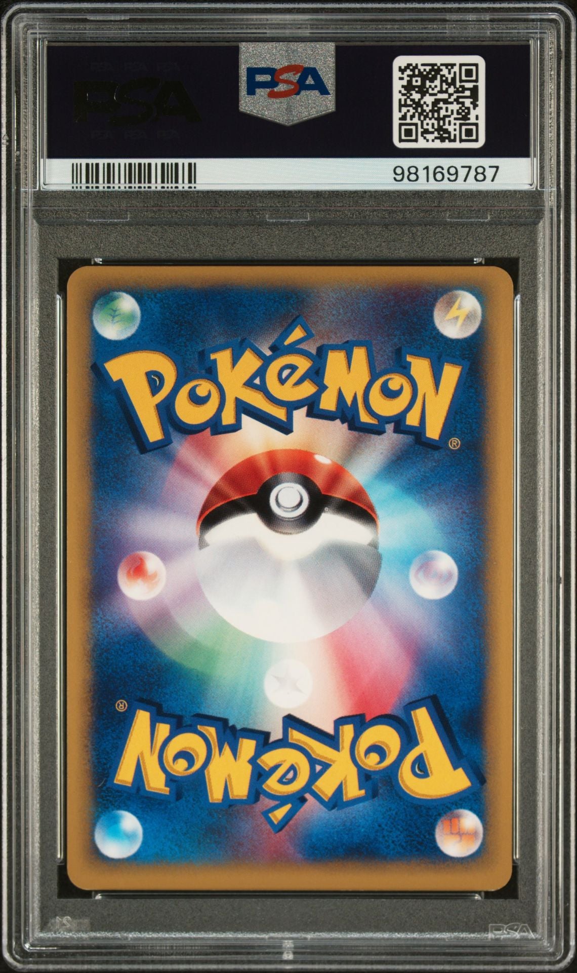 PSA 10 Karen's Umbreon, back of slab with cert 98169787
