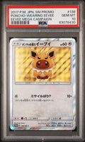 PSA 10 Poncho-wearing Eevee, front