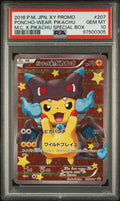 PSA 10 Poncho-wearing Pikachu, front