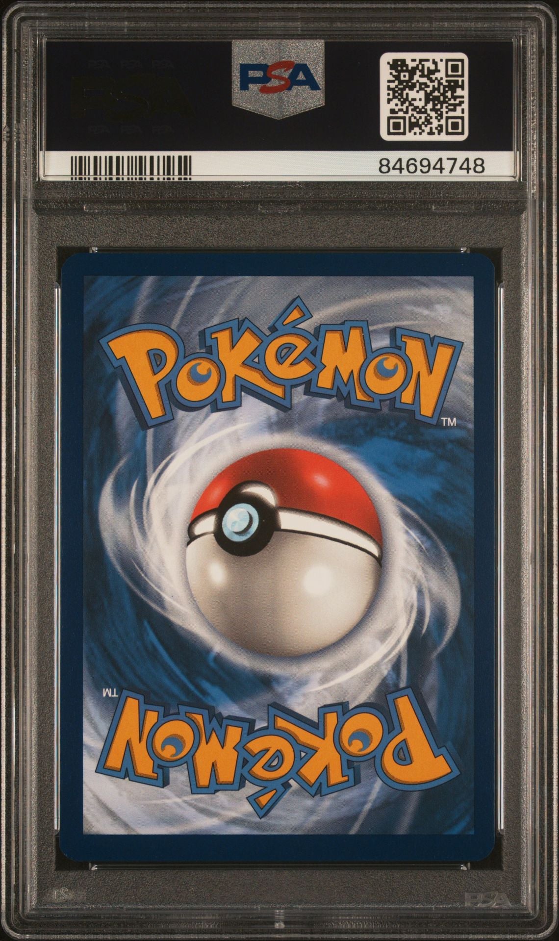 PSA 10 Snorlax, back of slab with cert 84694748