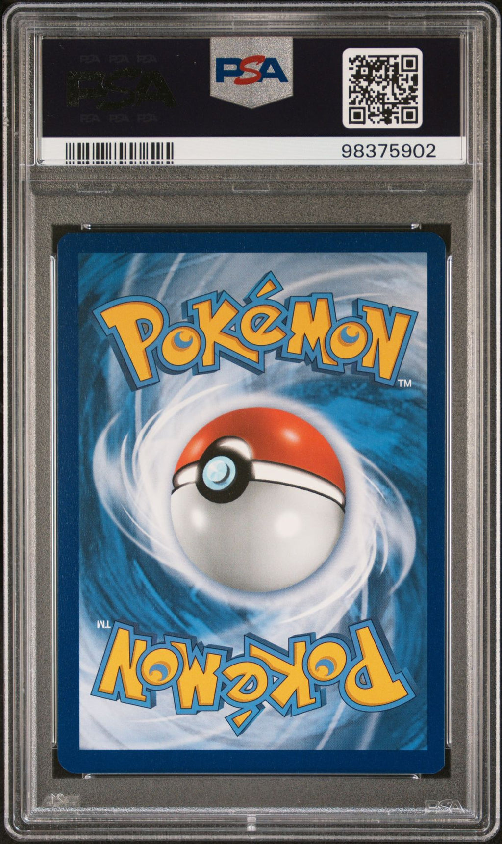PSA 10 Special Delivery Charizard, back of slab with cert 98375902