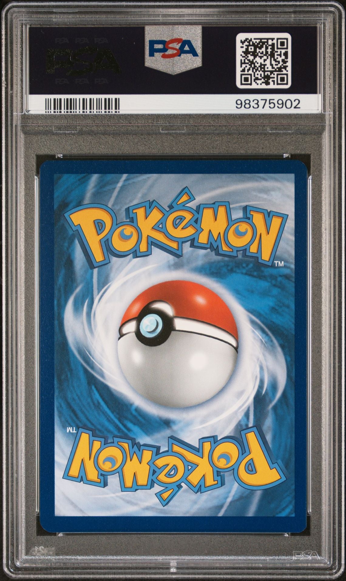PSA 10 Special Delivery Charizard, back of slab with cert 98375902