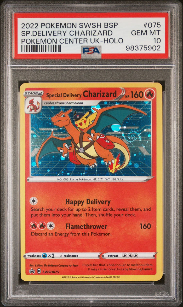 2022 Special Delivery Charizard · SWSH Black Star Promo — PSA 10