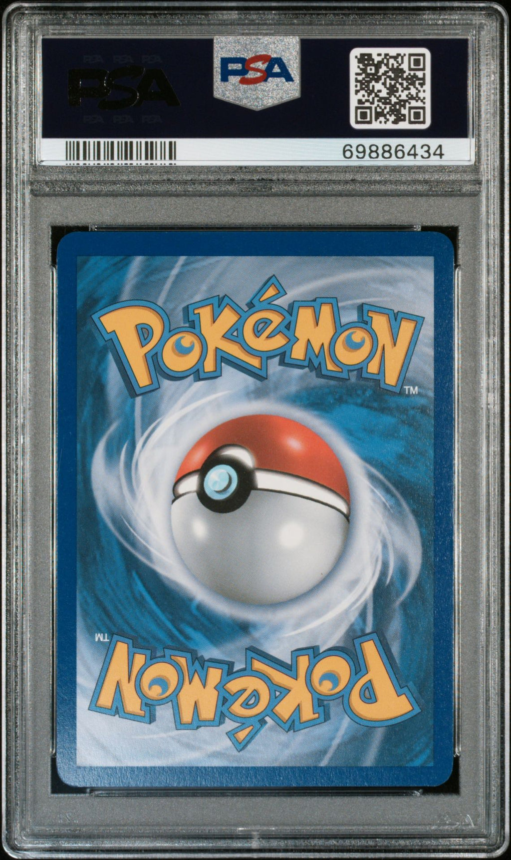PSA 10 Umbreon Holo, back of slab with cert 69886434