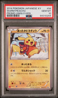 PSA 10 Warm Pikachu, front