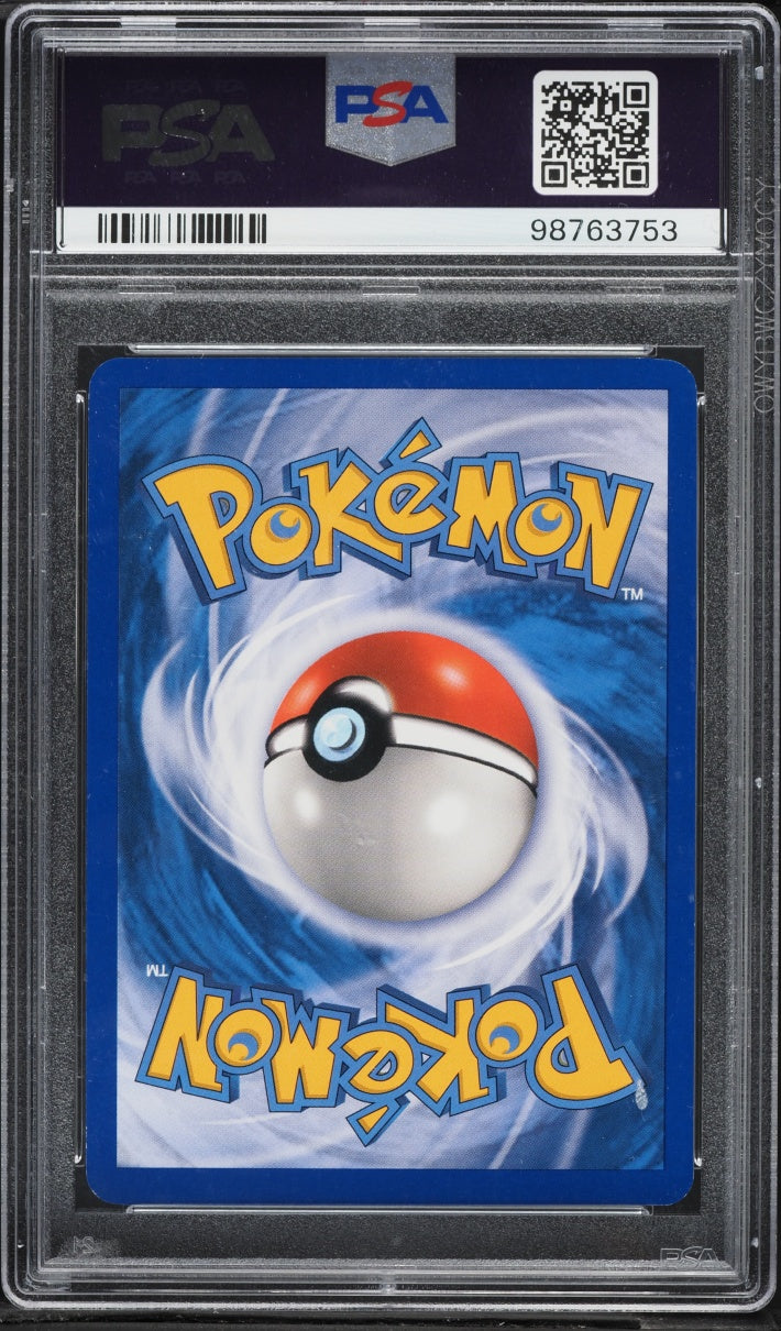 PSA 8 Flying Pikachu Holo, back of slab with cert 98763753